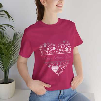 Monogram Heart rose gold