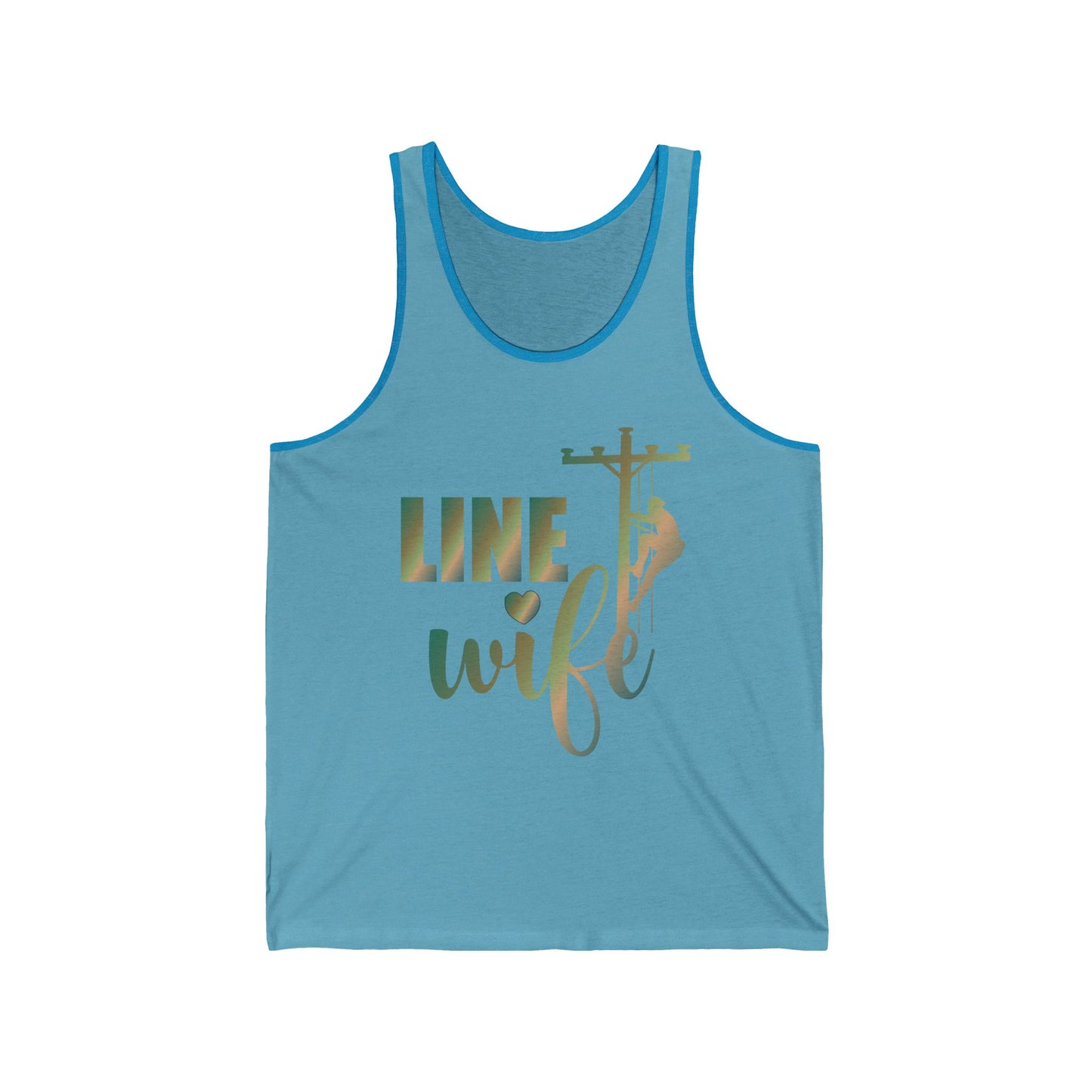 Lineman T-shirt - Line Wife copper patina