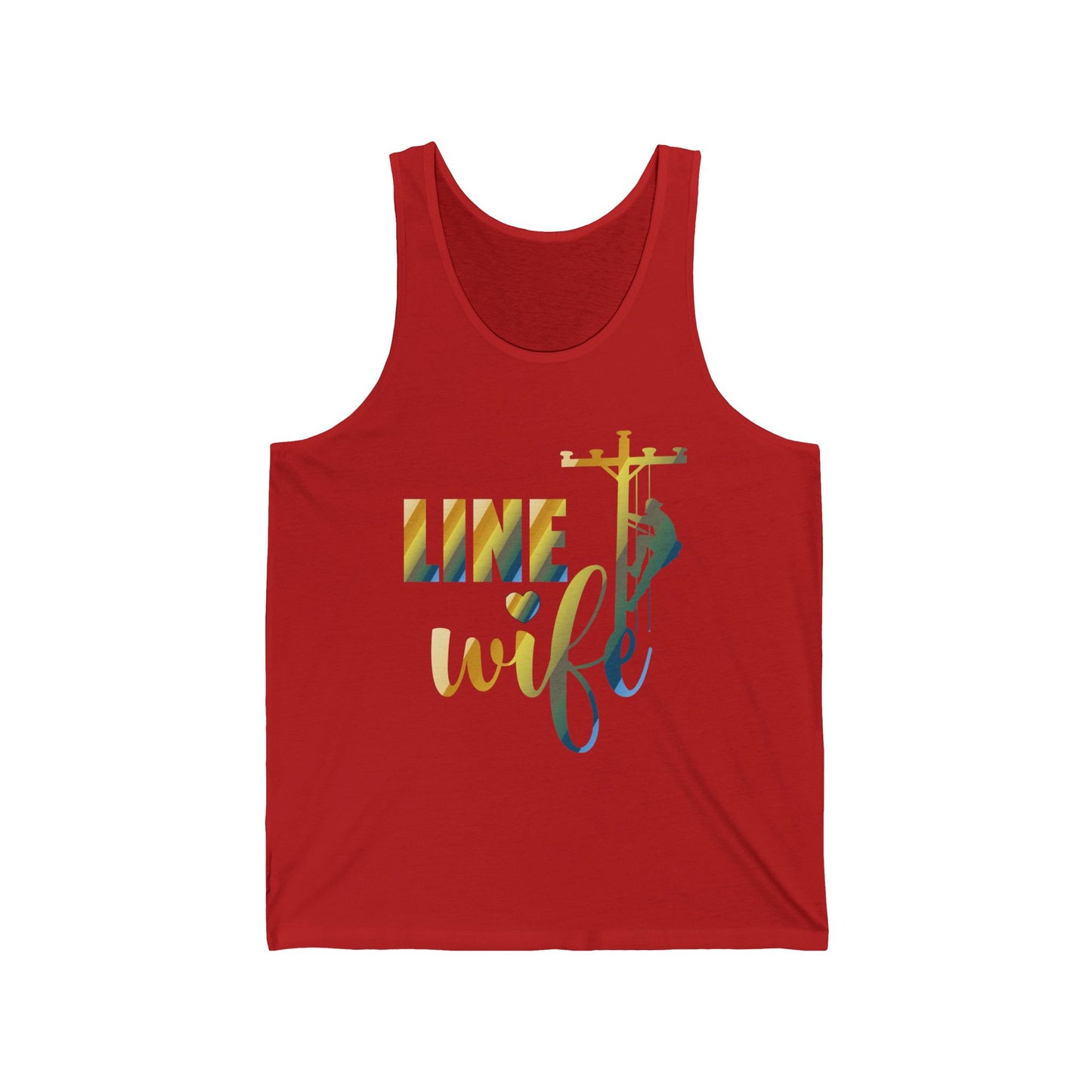 Lineman Tank - Line Wife colored chrome