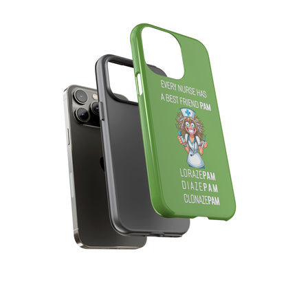 Nurse iPhone Tough Case - Every Nurse Has a Friend Named PAM Design (4) - Green