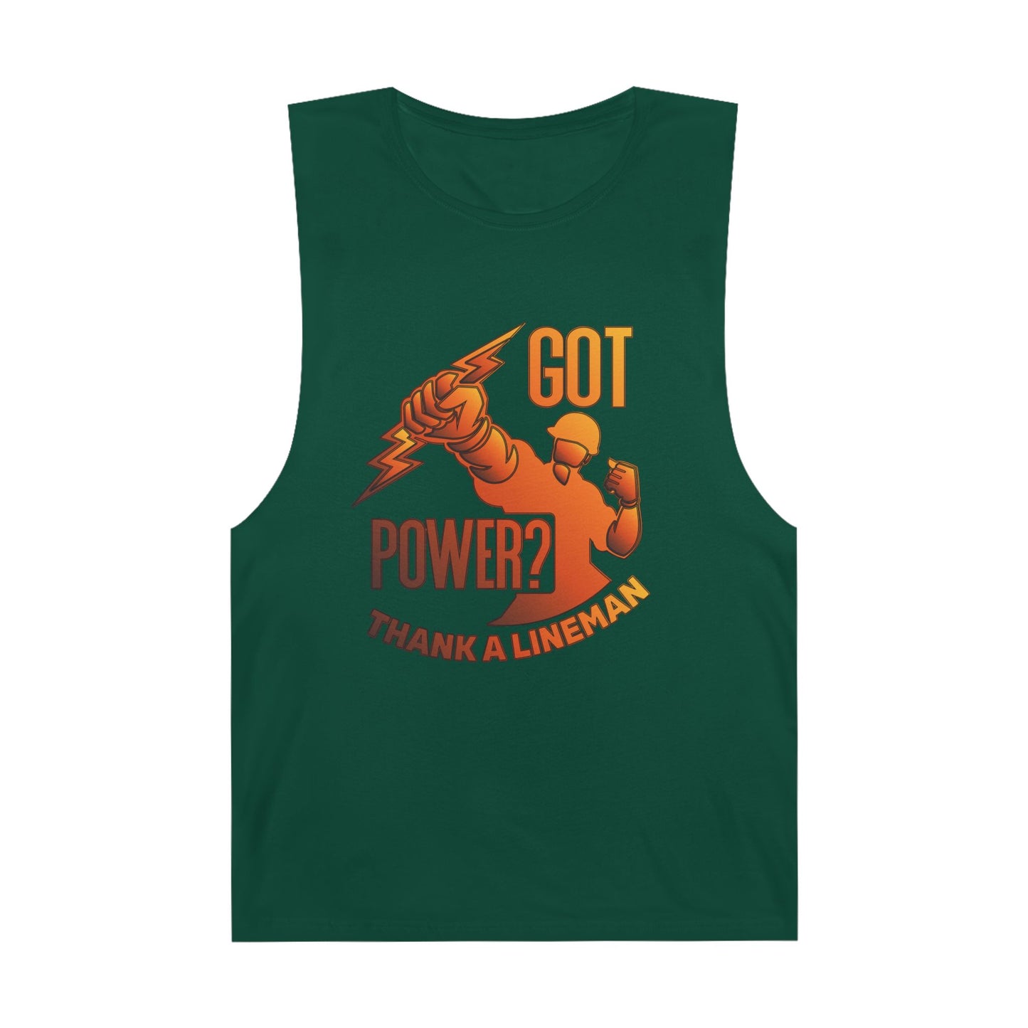 Lineman Tank - Got Power Thank A Lineman - sky 24