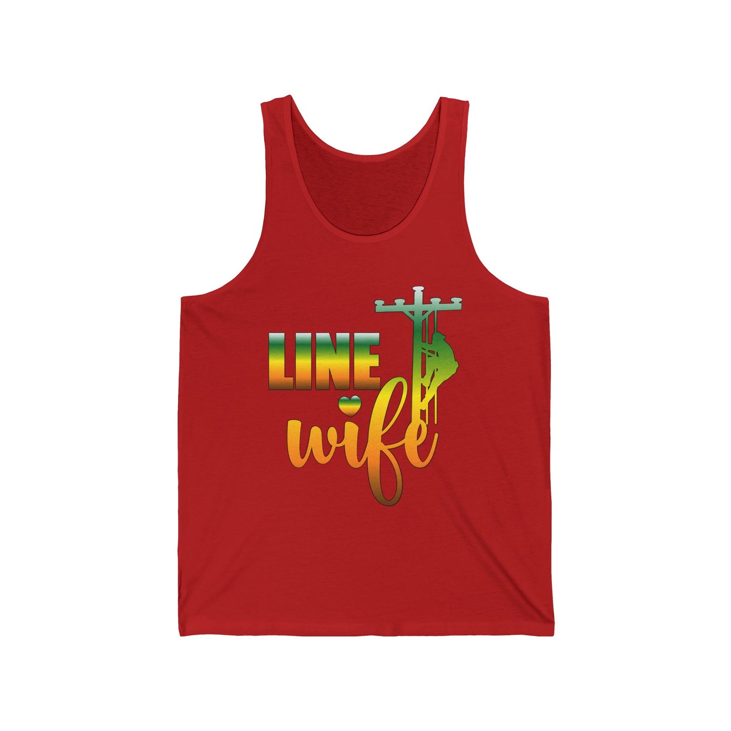 Lineman Tank - Line Wife gradient