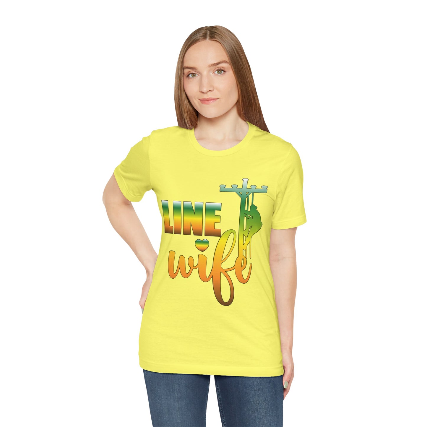 Lineman T-shirt - Line Wife gradient