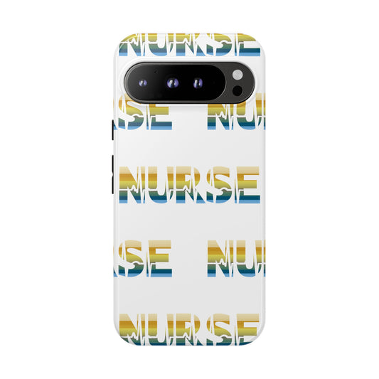 Google Pixel Tough Case - Nurse Pulse - White