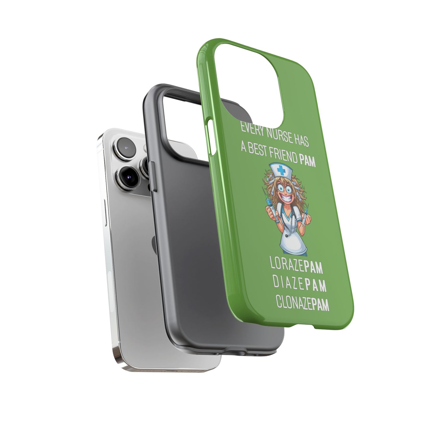 Nurse iPhone Tough Case - Every Nurse Has a Friend Named PAM Design (4) - Green