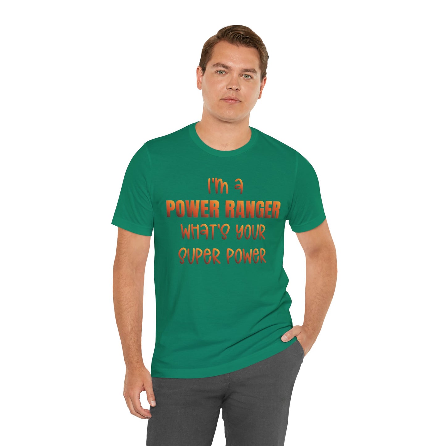 Lineman T-shirt - power ranger super power sky 24