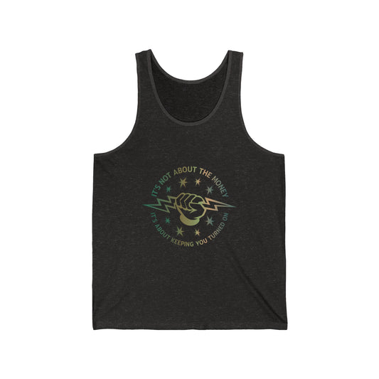 Lineman Tank - Its Not About The Money-copper patina