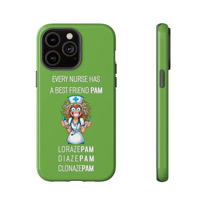 Nurse iPhone Tough Case - Every Nurse Has a Friend Named PAM Design (4) - Green