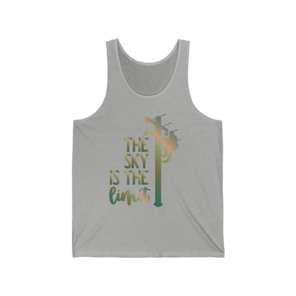 Lineman T-shirt - the-sky-is-the-limit-lineman copper patina