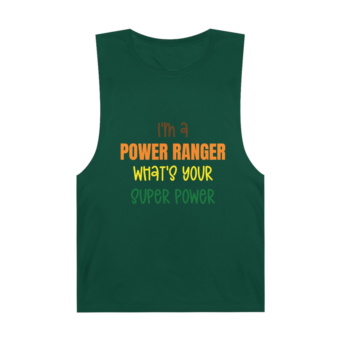 Lineman Tank - power ranger super power color