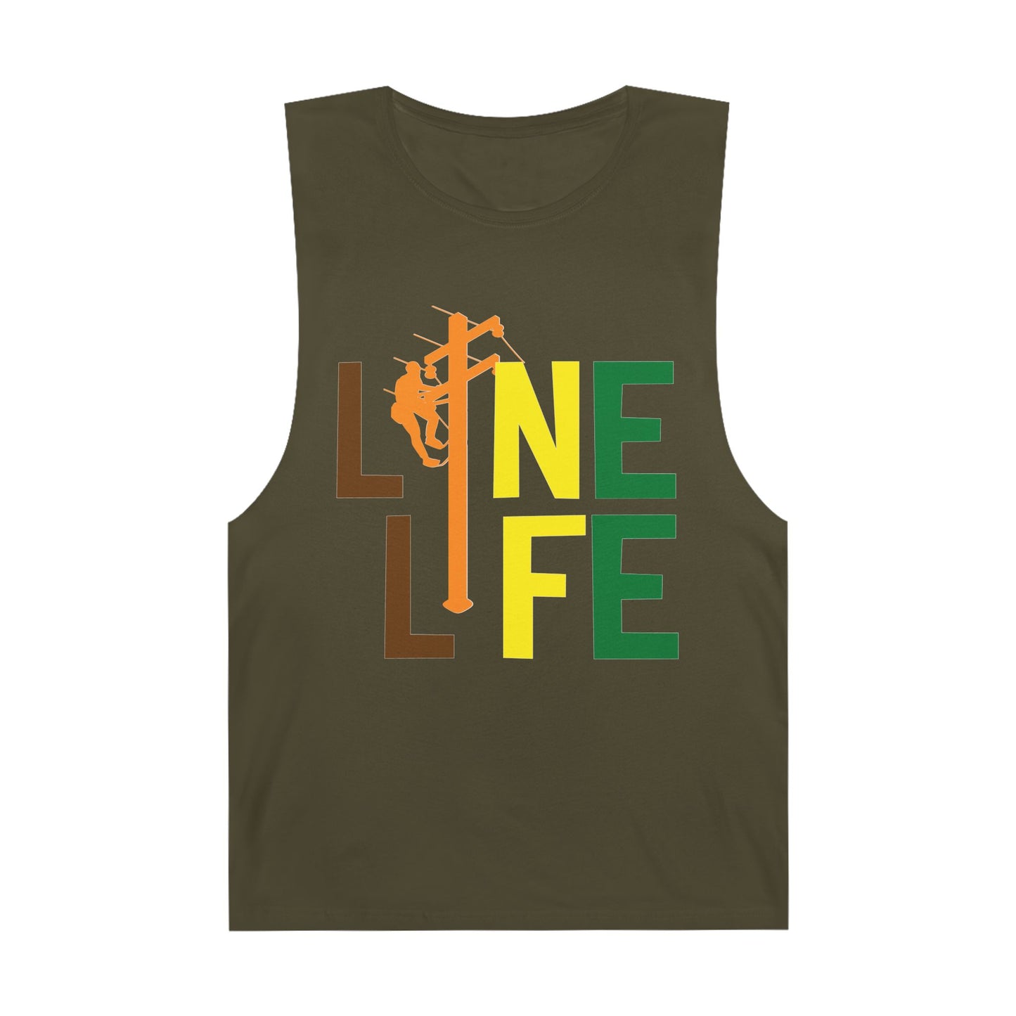 Lineman Tank - lineman-life color