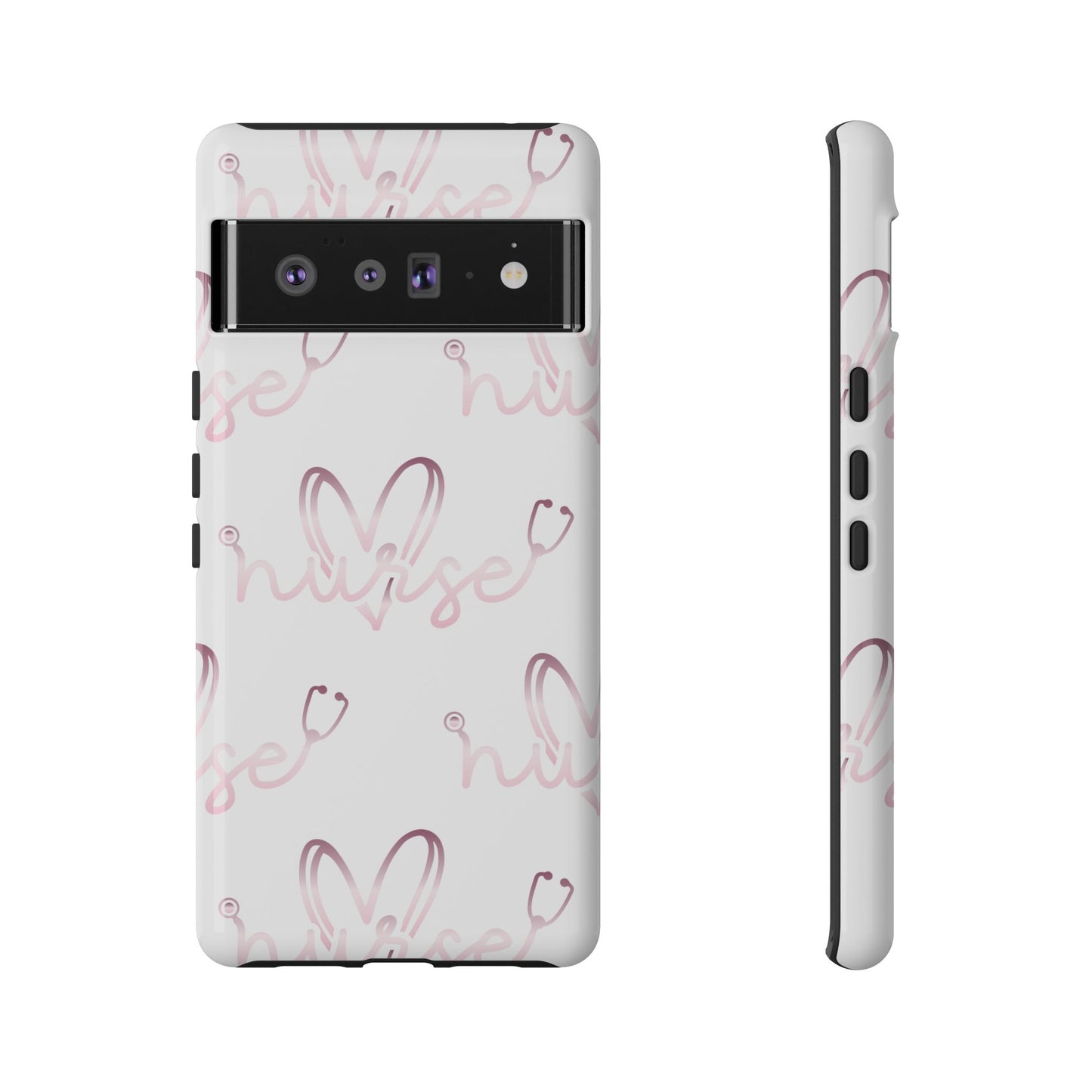 Google Pixel Tough Case - Nurse Stethoscope - White