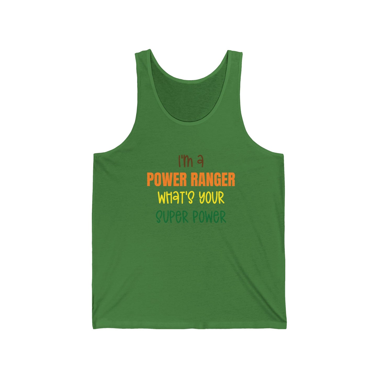Lineman Tank - power ranger super power color