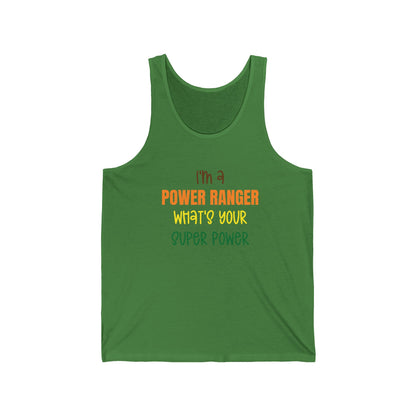Lineman Tank - power ranger super power color