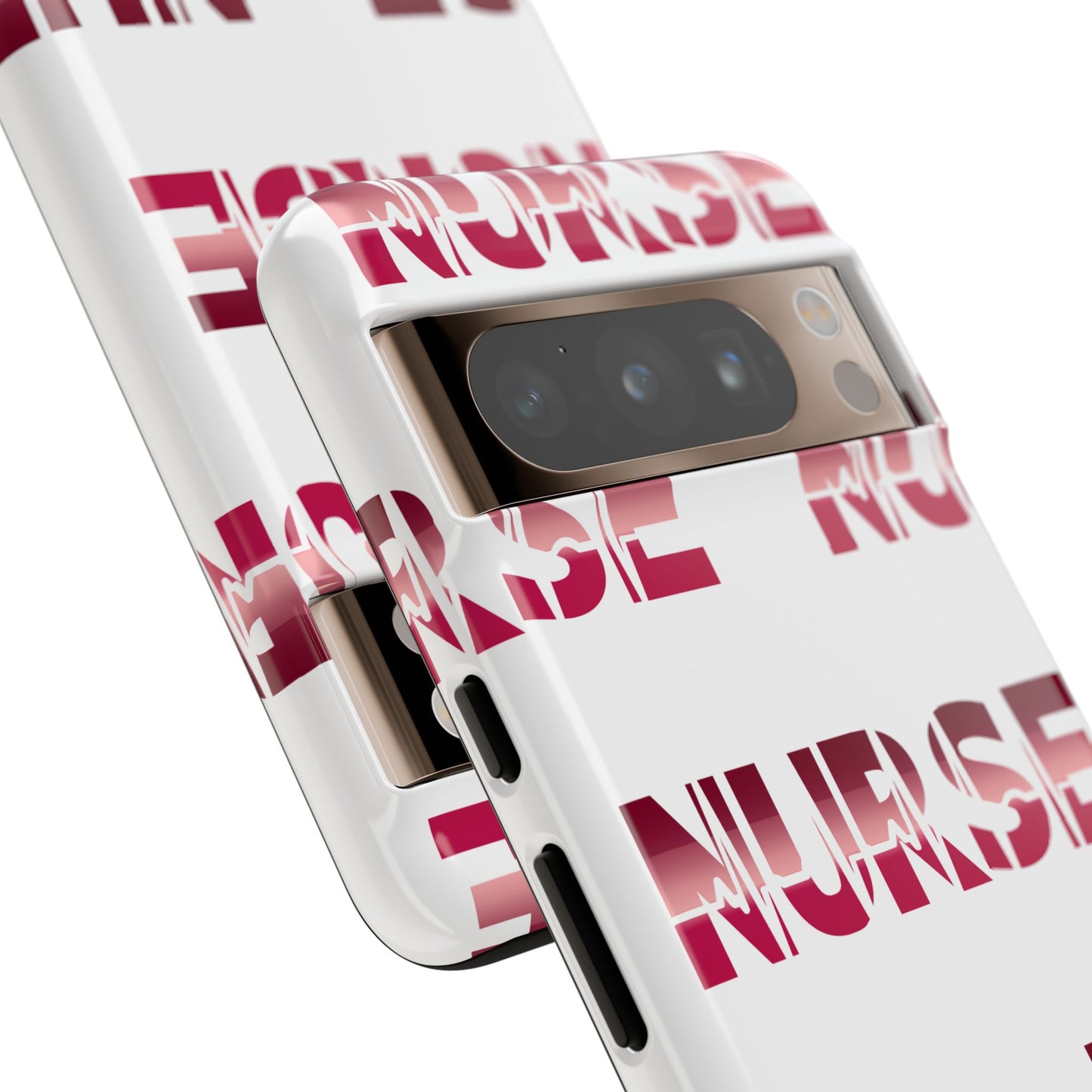 Google Pixel Tough Case - Nurse Pulse - White