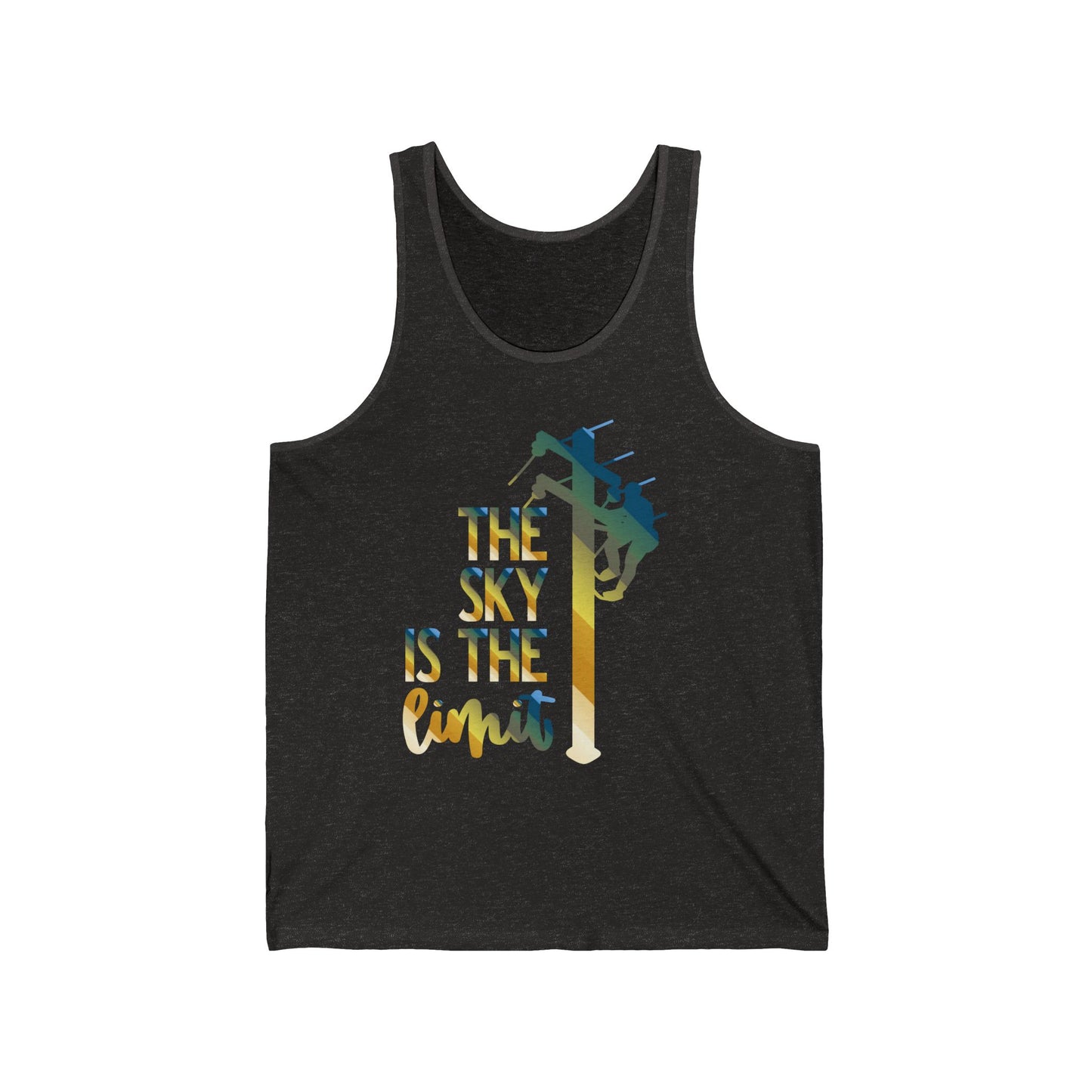 Lineman T-shirt - the-sky-is-the-limit-lineman colored chrome