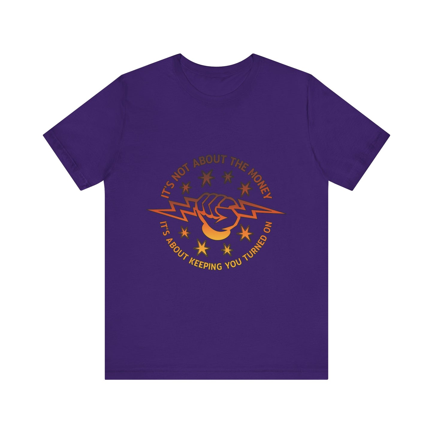 Lineman T-shirt - Its Not About The Money-sky 24