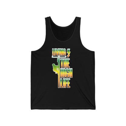 Lineman T-shirt - Living The High Life-gradient