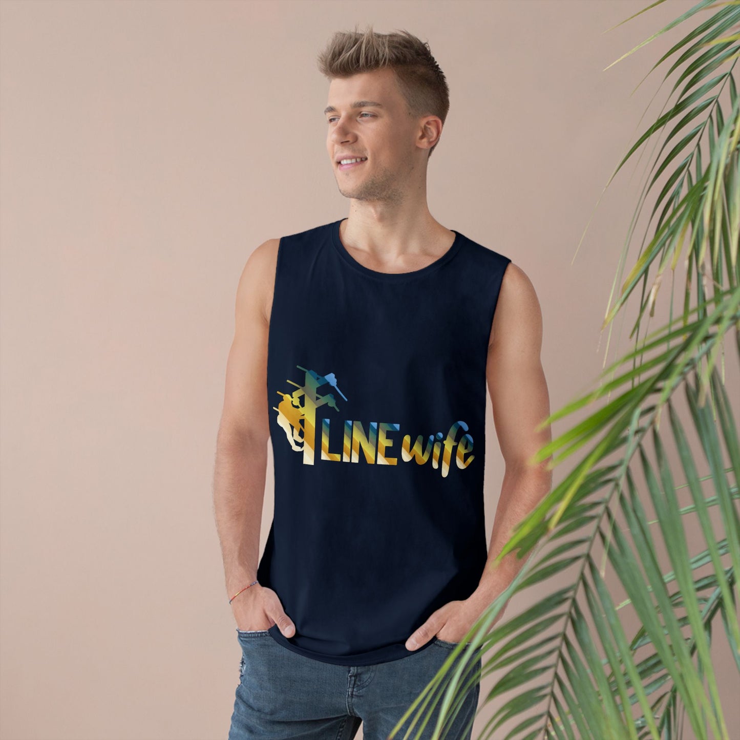 Lineman Tank - lineman-wife colored chrome