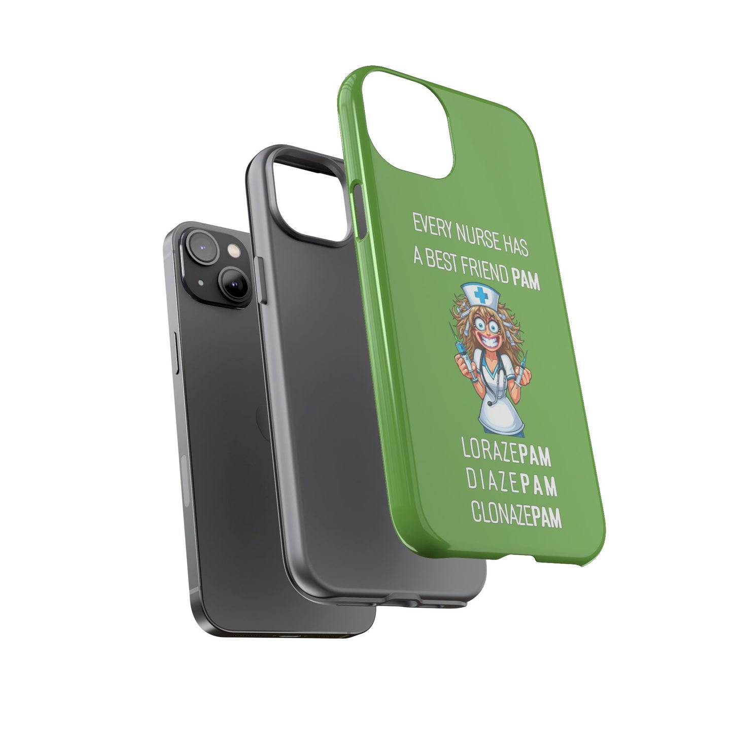 Nurse iPhone Tough Case - Every Nurse Has a Friend Named PAM Design (4) - Green