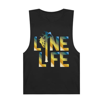 Lineman Tank - lineman-life colored chrome