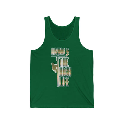 Lineman T-shirt - Living The High Life-copper patina