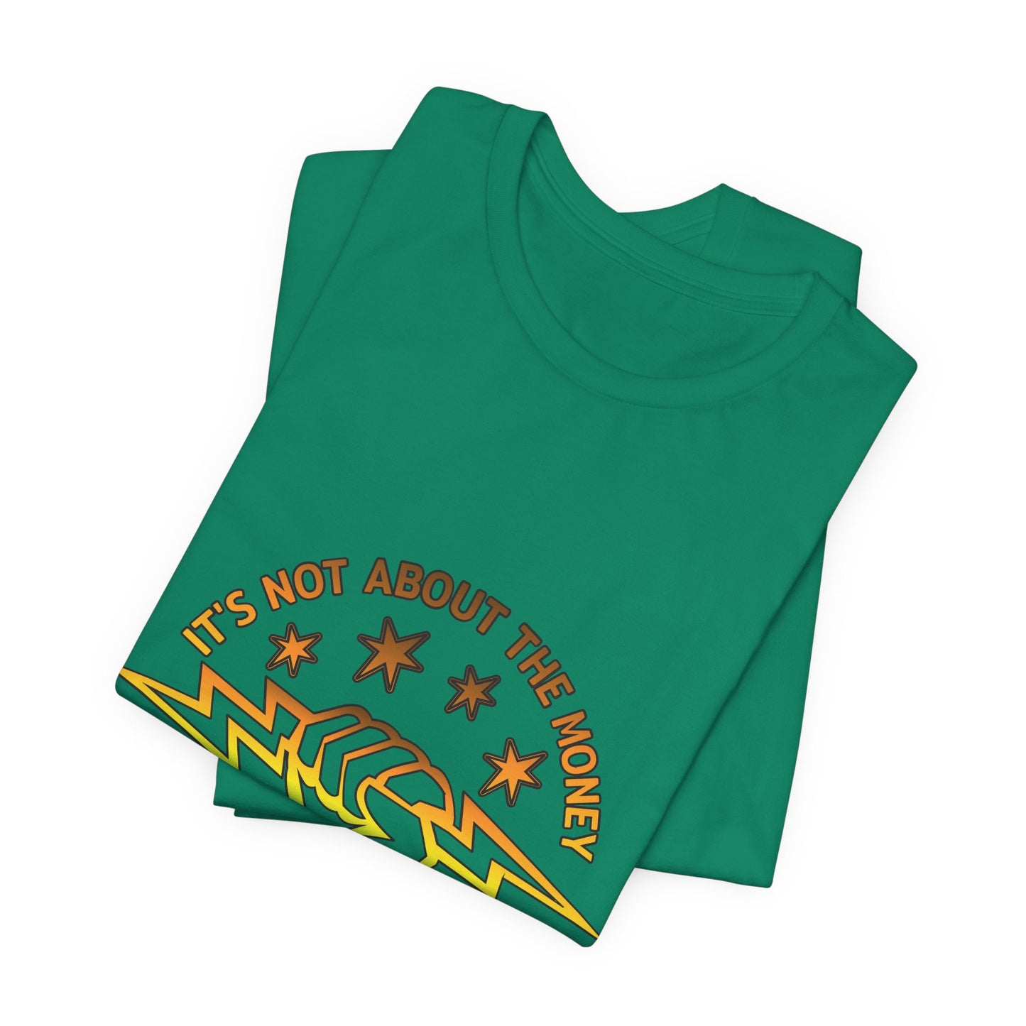 Lineman T-shirt - Its Not About The Money-gradient
