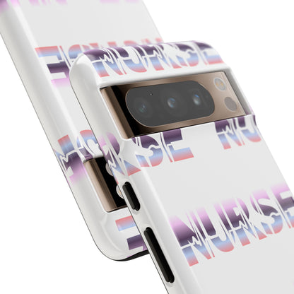 Google Pixel Tough Case - Nurse Pulse - White