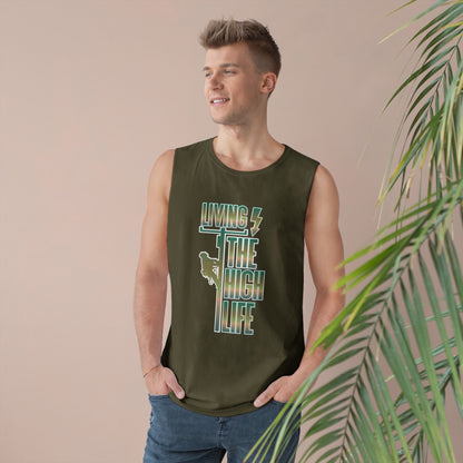 Lineman Tank - Living The High Life-copper patina