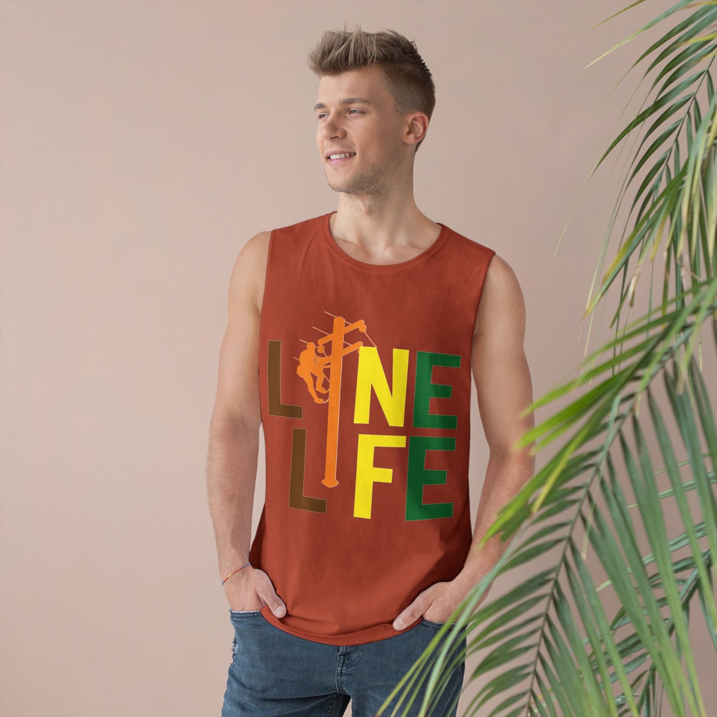 Lineman Tank - lineman-life color