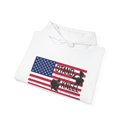 Gildan Stand for the Flag, Kneel for the Fallen Hoodie (Female)