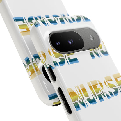 Google Pixel Tough Case - Nurse Pulse - White