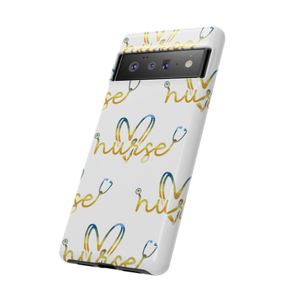 Google Pixel Tough Case - Nurse Stethoscope - White