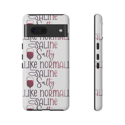 Google Pixel Tough Case - Salty Saline Like Normal Saline - White