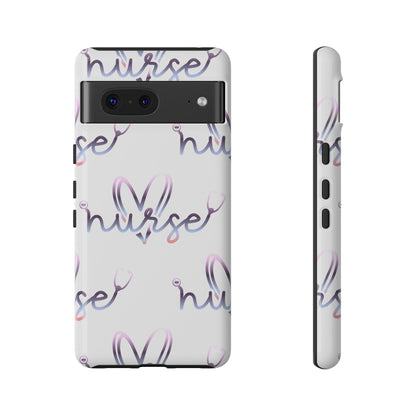 Google Pixel Tough Case - Nurse Stethoscope - White