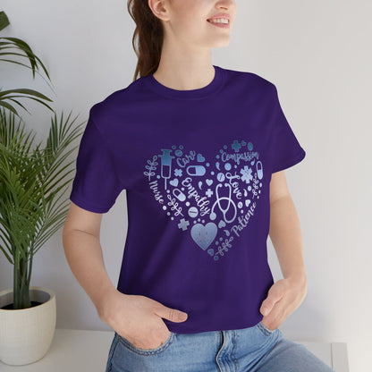 Monogram Heart 1 blue steel