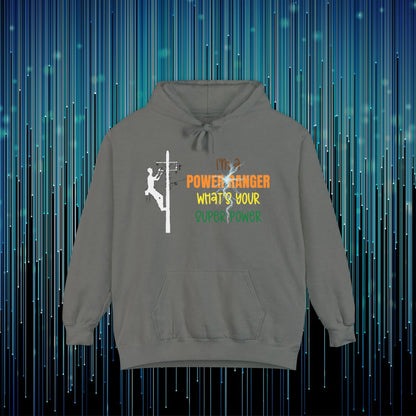 Comfort Colors Hoodie - I'm a Power Ranger What's Your Super Power (male)