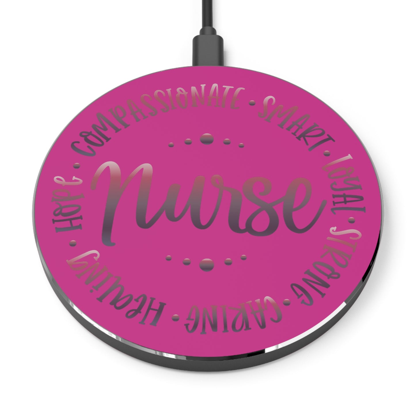 Nurse Circle Wireless Charger | Fast Charging Pad for Healthcare Professionals