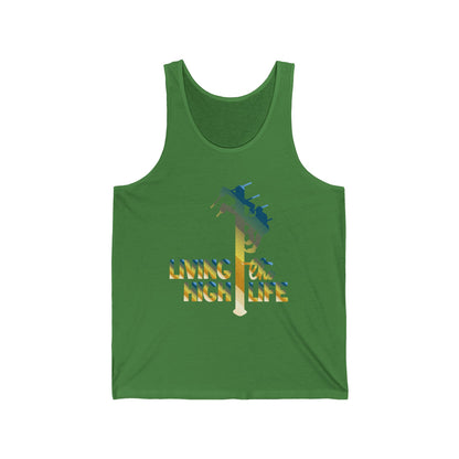 Lineman T-shirt - living the high life - colored chrome