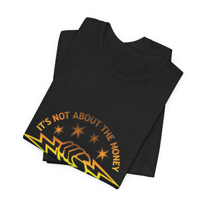 Lineman T-shirt - Its Not About The Money-gradient