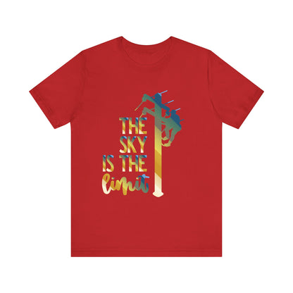 Lineman T-shirt - the-sky-is-the-limit-lineman colored chrome
