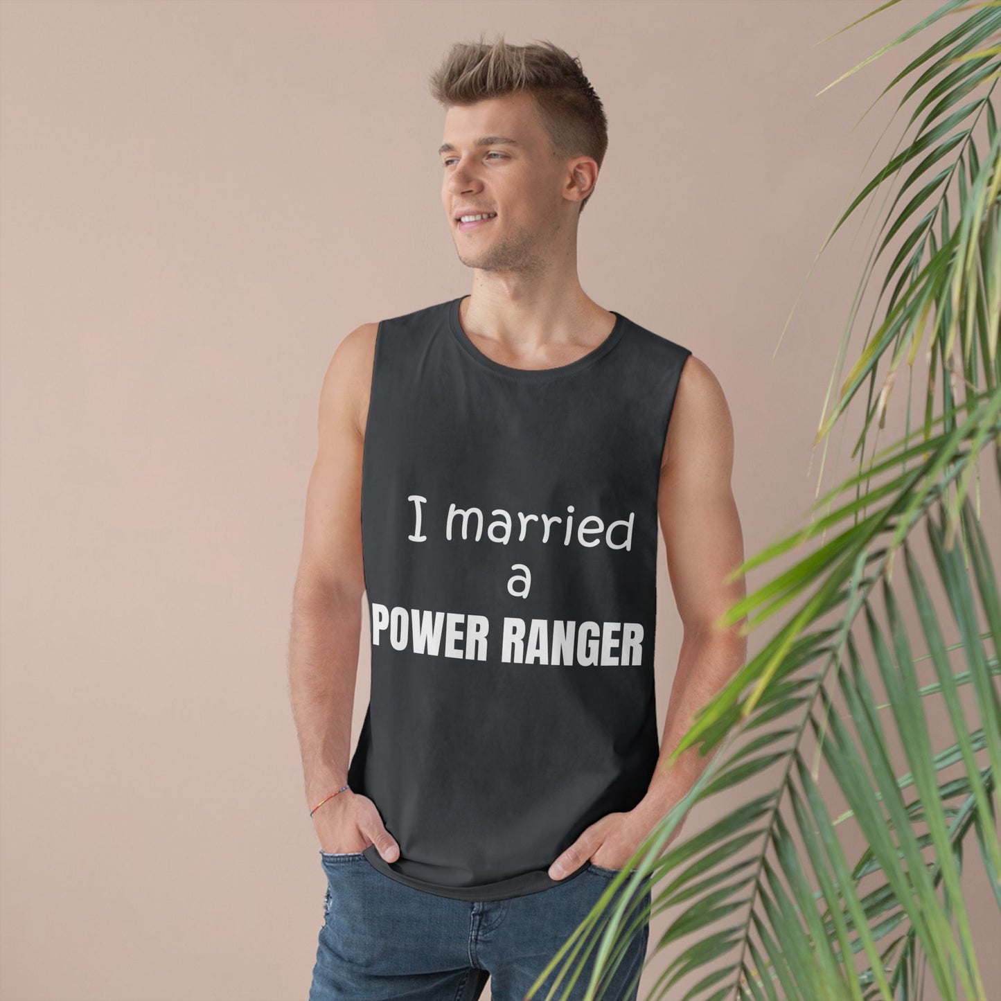 Lineman Tank- Married a Power Ranger white