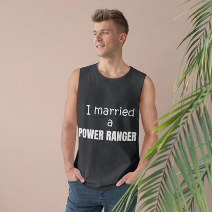 Lineman Tank- Married a Power Ranger white