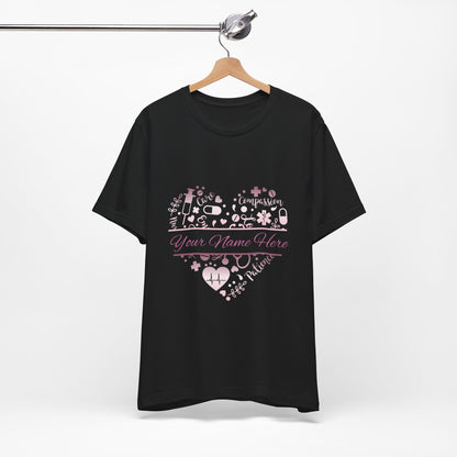 Monogram Heart rose gold