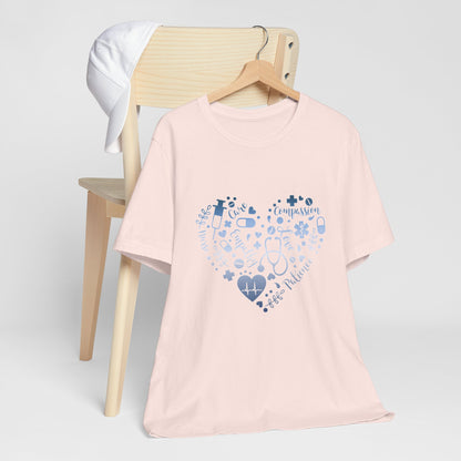 Monogram Heart 1 blue steel