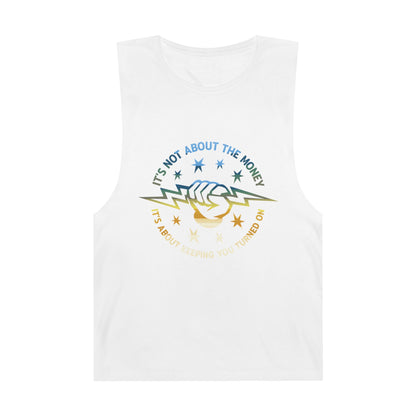 Lineman Tank - Its Not About The Money-colored chrome