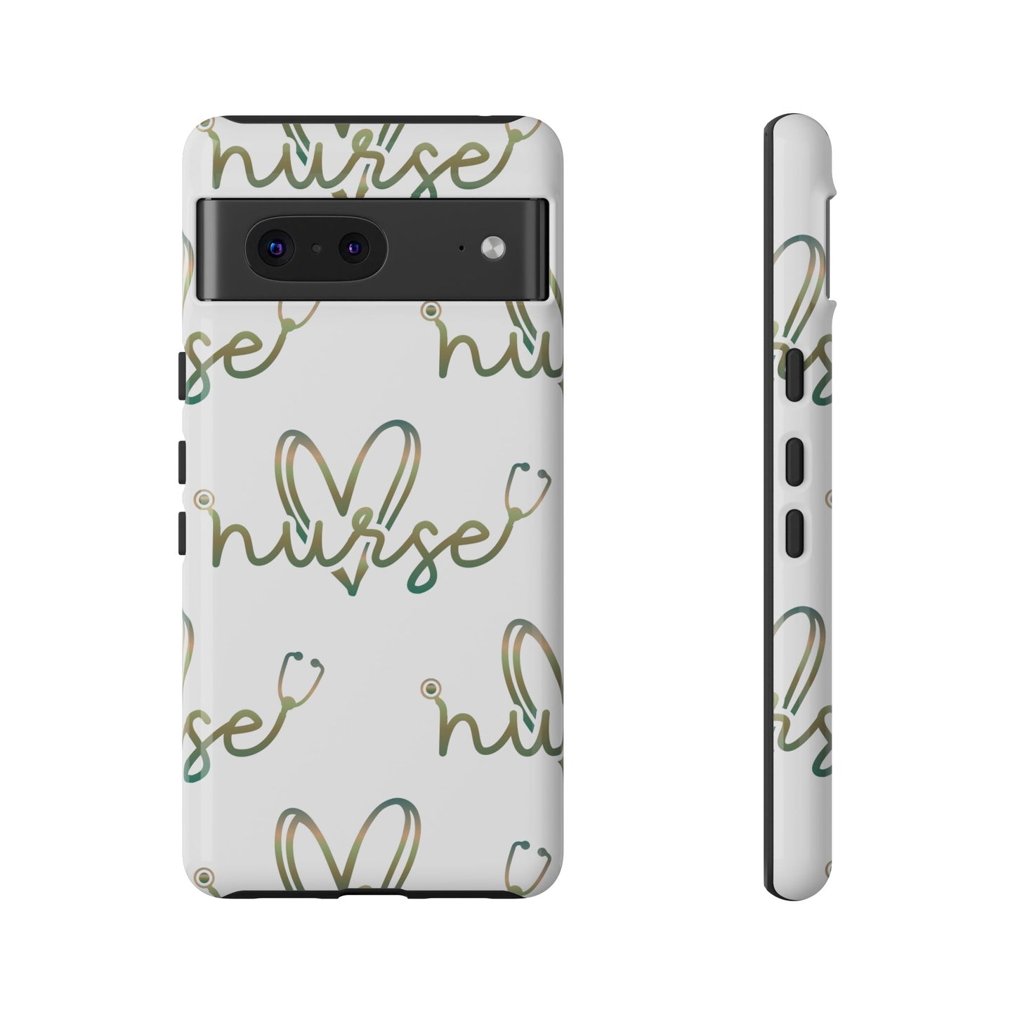 Google Pixel Tough Case - Nurse Stethoscope - White