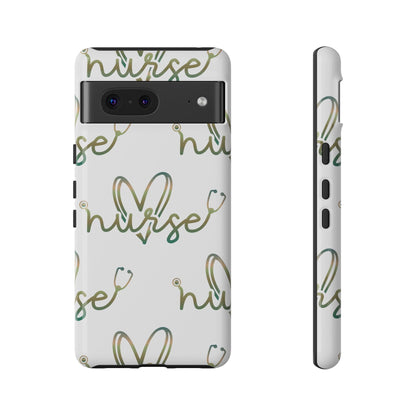 Google Pixel Tough Case - Nurse Stethoscope - White