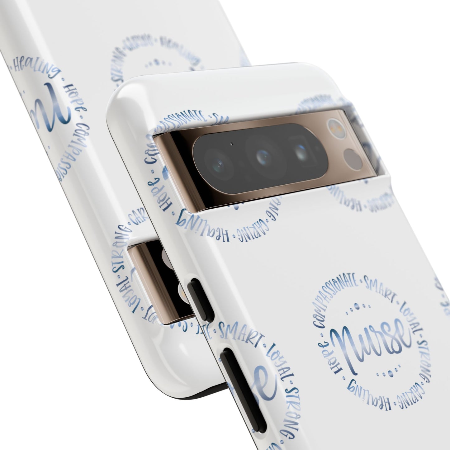 Google Pixel Tough Case - Nurse Circle  - White