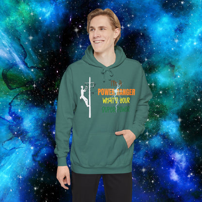 Comfort Colors Hoodie - I'm a Power Ranger What's Your Super Power (male)